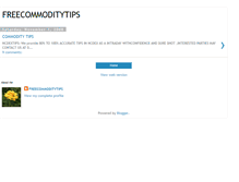 Tablet Screenshot of freecommoditytips.blogspot.com