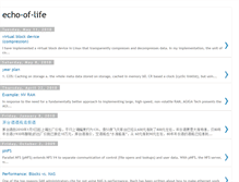 Tablet Screenshot of echooflife.blogspot.com