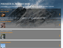 Tablet Screenshot of pirineuselnostremon.blogspot.com