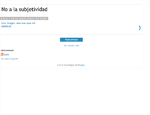 Tablet Screenshot of noalasubjetividad.blogspot.com
