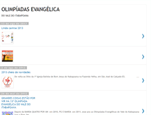 Tablet Screenshot of olimpiadasevangelica.blogspot.com