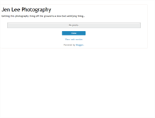 Tablet Screenshot of jenleephotography.blogspot.com