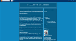 Desktop Screenshot of petgoldfish.blogspot.com