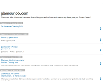 Tablet Screenshot of glamourjob.blogspot.com