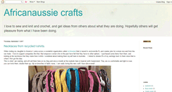 Desktop Screenshot of africanaussiecrafts.blogspot.com