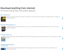 Tablet Screenshot of downloadanythingfrominternet.blogspot.com