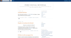 Desktop Screenshot of forosocialmundial.blogspot.com