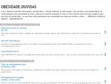 Tablet Screenshot of obesidade-duvidas.blogspot.com