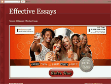 Tablet Screenshot of effective-essays.blogspot.com