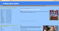 Desktop Screenshot of mundofutbolero.blogspot.com