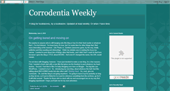 Desktop Screenshot of corrodentiaweekly.blogspot.com