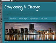 Tablet Screenshot of couponing4change.blogspot.com