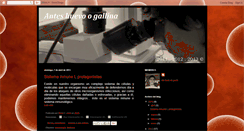 Desktop Screenshot of anteshuevoogallina.blogspot.com