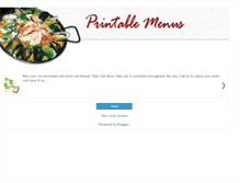 Tablet Screenshot of europasprintablemenus.blogspot.com