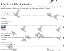 Tablet Screenshot of mo-adayinthelifeofamodel.blogspot.com