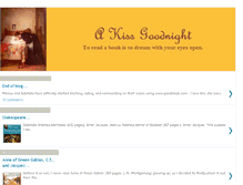 Tablet Screenshot of akissgoodnight.blogspot.com