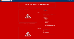 Desktop Screenshot of ligadesupermalvados.blogspot.com