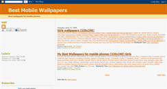 Desktop Screenshot of bestmobilewallpapers.blogspot.com