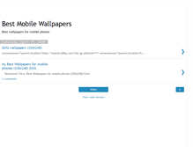 Tablet Screenshot of bestmobilewallpapers.blogspot.com