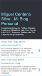 Mobile Screenshot of miguelcentenosilvamiblog.blogspot.com