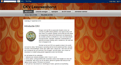 Desktop Screenshot of ckv-leeuwenhorst.blogspot.com