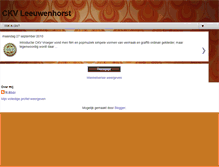 Tablet Screenshot of ckv-leeuwenhorst.blogspot.com
