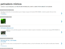 Tablet Screenshot of patinadoresmisticos.blogspot.com