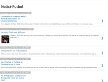 Tablet Screenshot of notici-futbol.blogspot.com