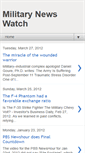 Mobile Screenshot of militarynewswatch.blogspot.com