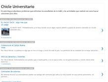 Tablet Screenshot of chicleuniversitario.blogspot.com