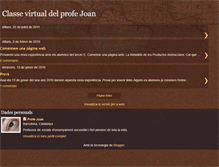 Tablet Screenshot of classevirtualprofejoan.blogspot.com