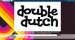 Desktop Screenshot of doubledutchmag.blogspot.com