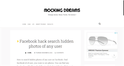 Desktop Screenshot of mockingdreams.blogspot.com