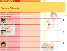 Tablet Screenshot of cozinhadiferente.blogspot.com
