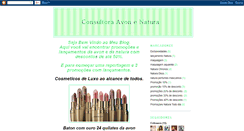 Desktop Screenshot of naturaeavoncomdesconto.blogspot.com