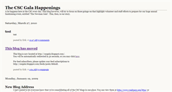 Desktop Screenshot of cscgala.blogspot.com