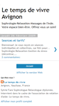 Mobile Screenshot of letempsdevivreavignon.blogspot.com