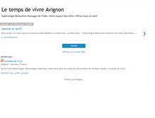 Tablet Screenshot of letempsdevivreavignon.blogspot.com