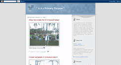 Desktop Screenshot of aasprimarypurpose.blogspot.com