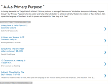 Tablet Screenshot of aasprimarypurpose.blogspot.com