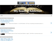 Tablet Screenshot of myaddictionisreading.blogspot.com
