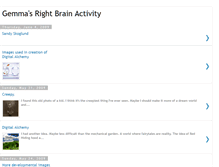 Tablet Screenshot of myrightbrainactivity.blogspot.com