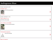 Tablet Screenshot of androgenousmuse.blogspot.com