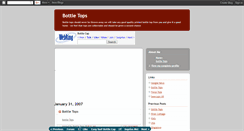 Desktop Screenshot of bottle-tops.blogspot.com