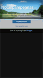 Mobile Screenshot of notaspampeanas.blogspot.com
