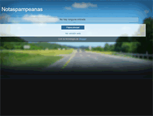 Tablet Screenshot of notaspampeanas.blogspot.com