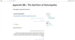 Desktop Screenshot of naturopathicspiritism0000.blogspot.com