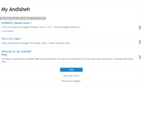 Tablet Screenshot of myandisheh.blogspot.com