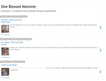 Tablet Screenshot of oneblessedmommie.blogspot.com