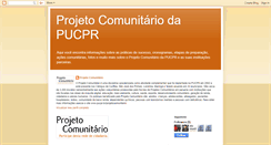 Desktop Screenshot of projcomunitario.blogspot.com